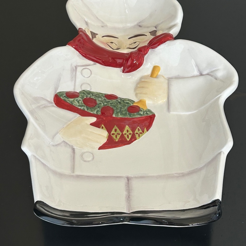 Chef Collection 1 piece chip and dip Platter.